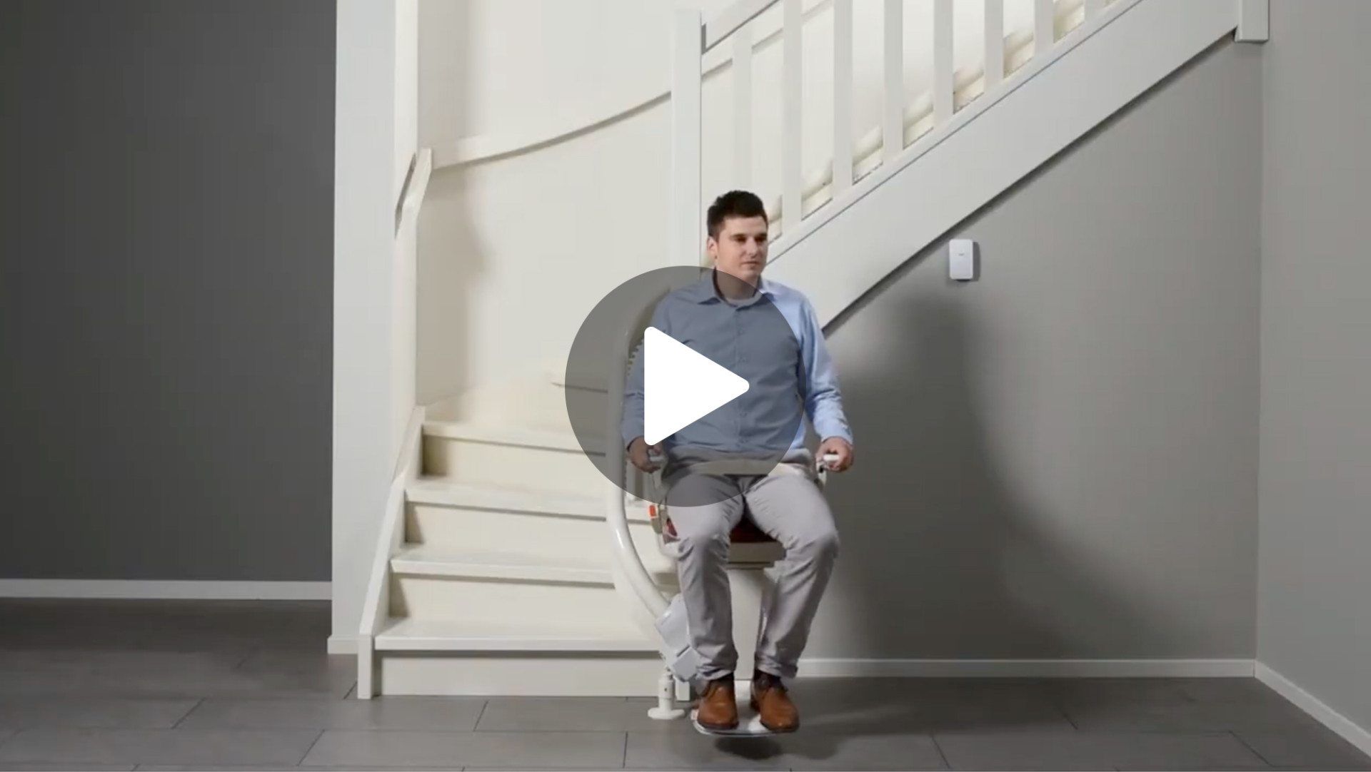 Video template for stairlifts